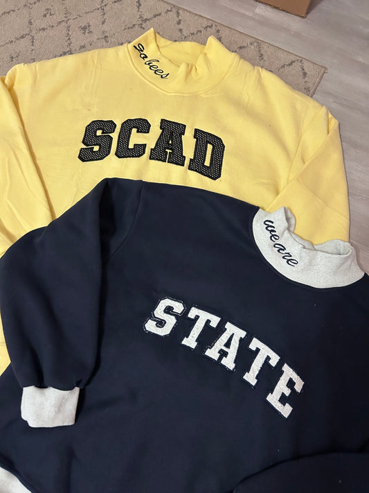 The Varsity Mock Neck